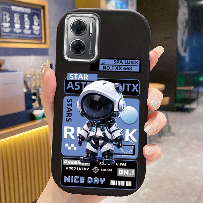 Casing Hp Untuk Xiaomi Redmi 10 Prime 10C Case Casing Mesin bebek HP Kasing bulat gemuk Cesing Silik