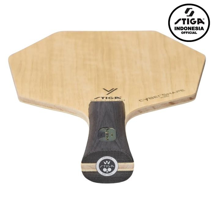 STIGA Cybershape Wood CWT Kayu Blade Pingpong Standar ITTF JTTAA
