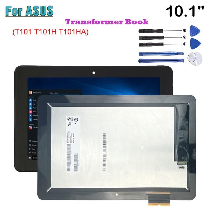 Casing Laptop 10.1" AAA+ For ASUS TransFormer Book T101 HA T101H T101HA LCD Display Touch Screen Dig