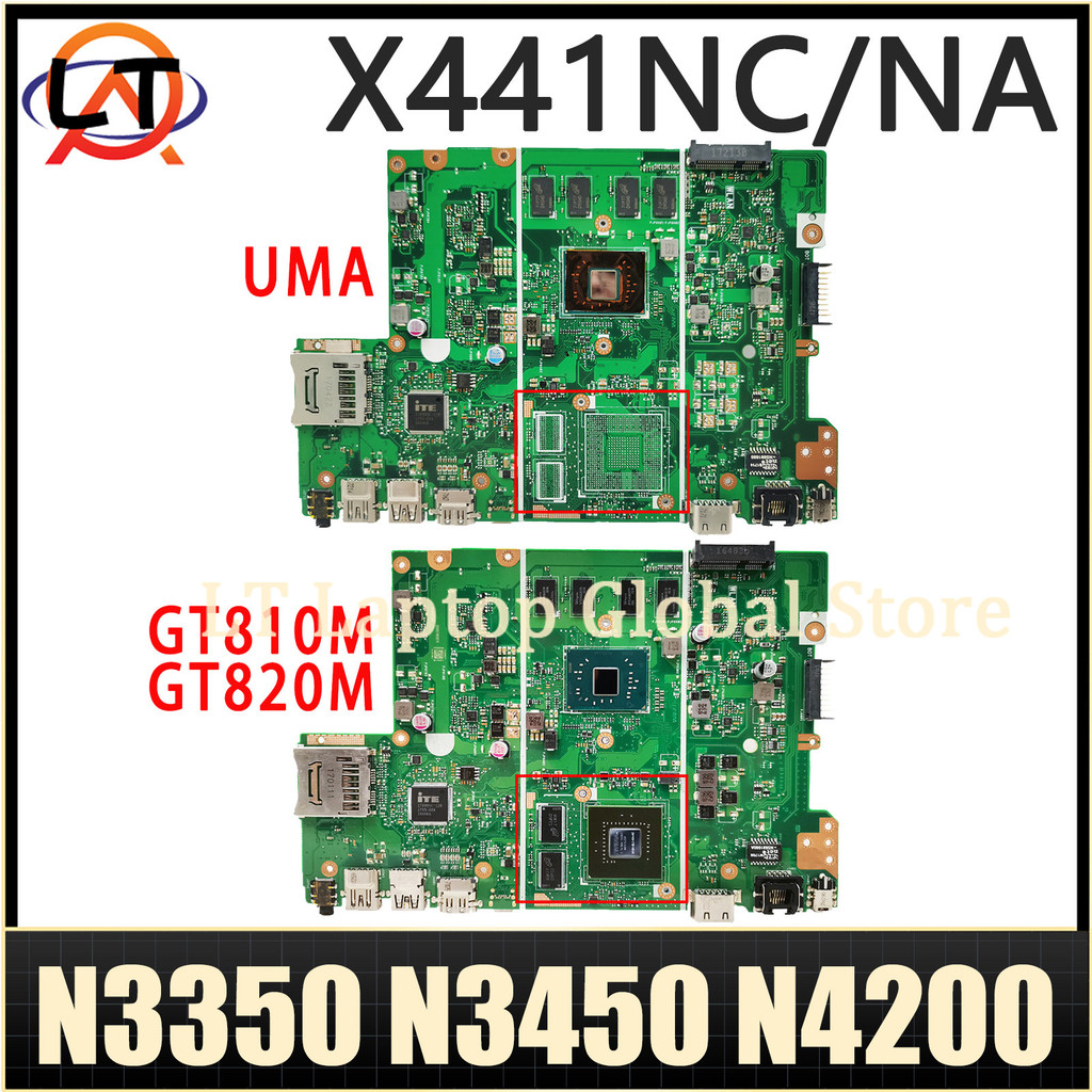 Casing Laptop X441NC X441NA MAINboard For ASUS Vivobook F441NA A441NA X441N K441NA Laptop Motherboar