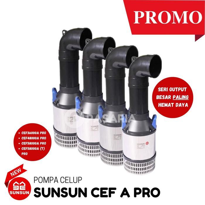SUNSUN C 36000/48000/58000 A Dengan Pipa C Series Pompa Celup Kolam Ikan Koi