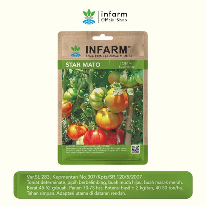 BIBIT F1 INFARM - BIBIT UNGGUL TOMAT STAR MATO BENIH TOMAT BIJI TOMAT BIBIT TOMAT MAWAR INFARM -
