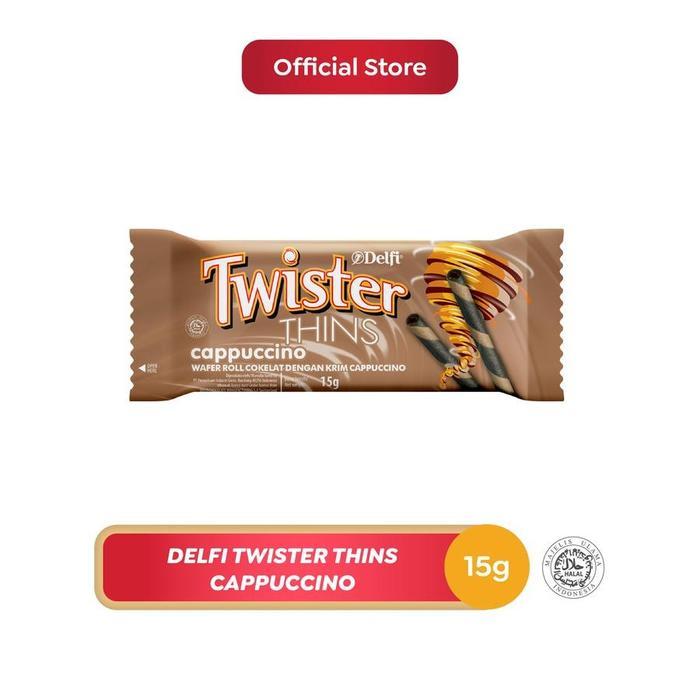 Delfi Twister Thins Cappuccino