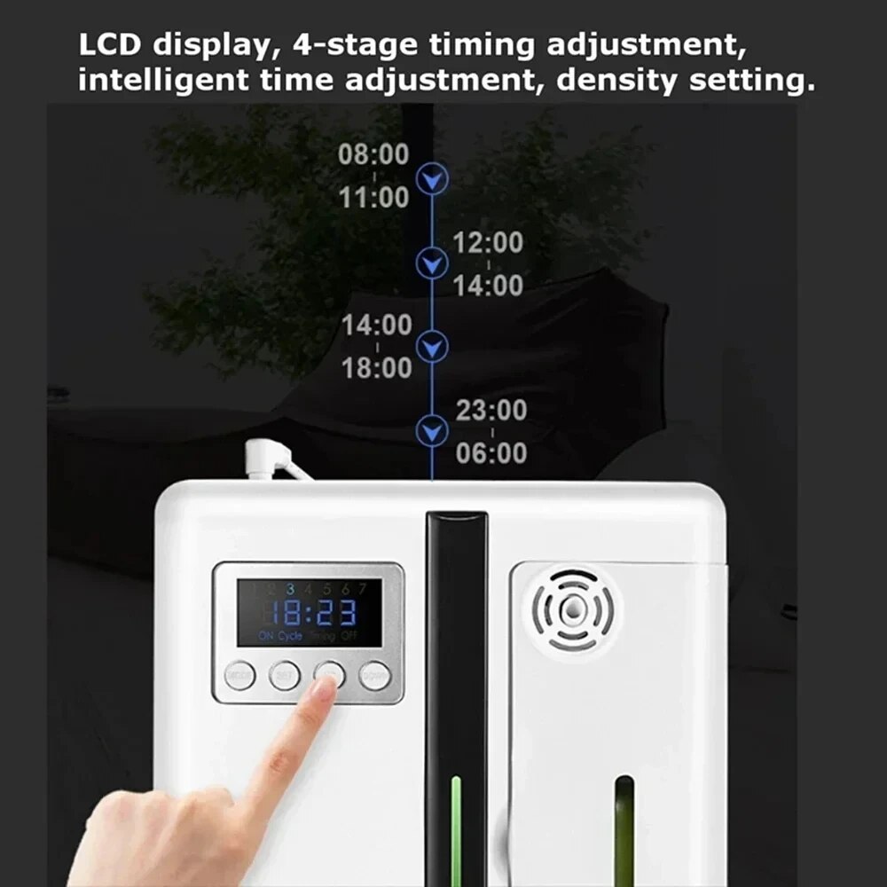 160ml Waterless Scent Diffuser Bluetooth Wall-Mounted Fragrance Machine Smart Scent Diffuser For
