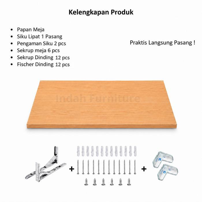 TERBARU Meja Lipat Dinding / Meja Gantung / Meja Komputer Rak Dapur Ambalan Dinding Minimalis