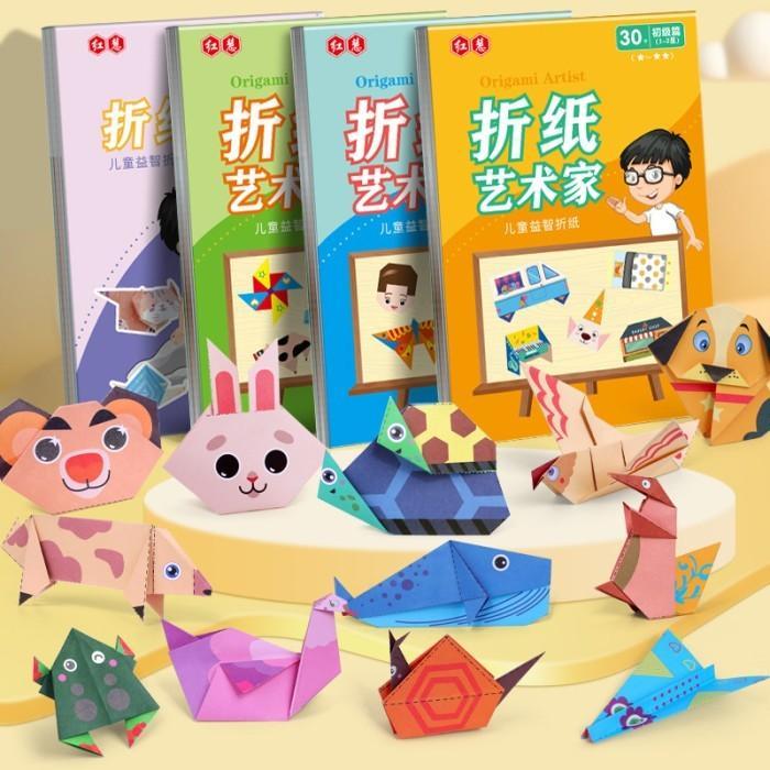 3d Origami Untuk Anak/Buku Origami/Origami Kartun Animal/Mainan Pendidikan