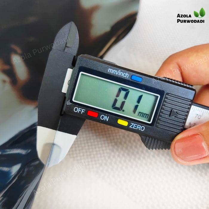 PLASTIK UV HITAM 100 MICRON 4 X 3 METER UNTUK TAMBAK