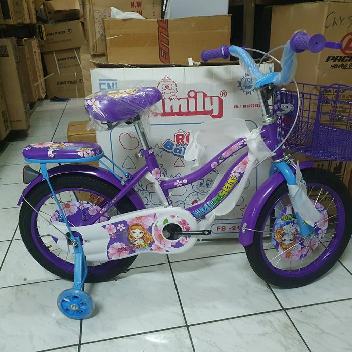 Sepeda anak Mini Emerson 16 barbie