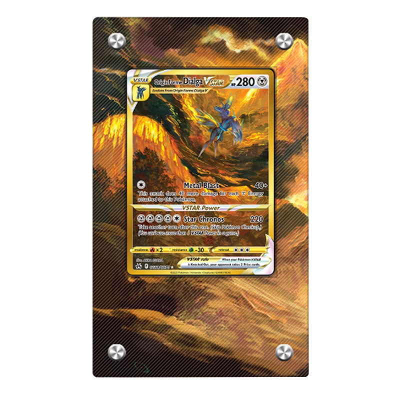 New Pocket Monster Arceus Card Brick Giratina Dialga Palkia Vstar Anime Game Collection Card Display