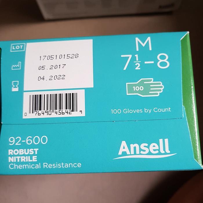 SARUNG TANGAN NITRILE TOUCH N TUFF TNT ANSELL 92-600