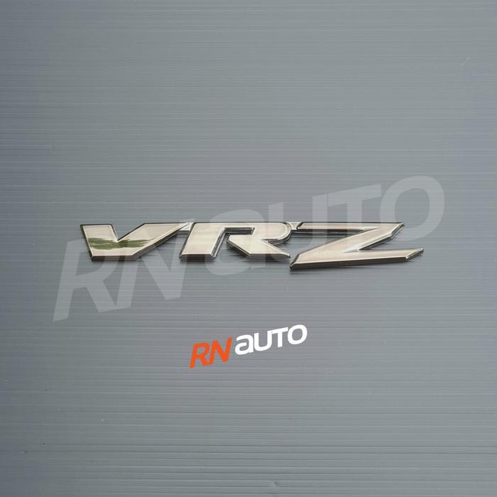 TERLARIS Emblem Logo Black Chrome Tulisan VRZ Fortuner