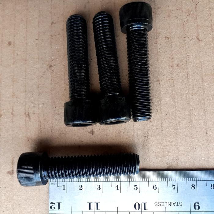NEW BAUT L BAJA M12X50 / BAUT L BAJA M12 X 50 / BAUT L M12X50 BAJA HITAM