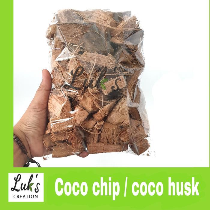 OBRAL Coco chip - coco husk - media tanam anggrek dischidia -sabut kelapa