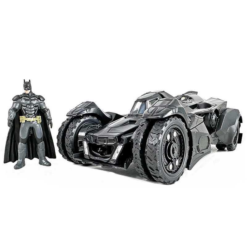 JADA TOYS 1:24 Diecast Model Batman 2015 Arkham Knight - Batmobile with Batman Action Figure JD98037