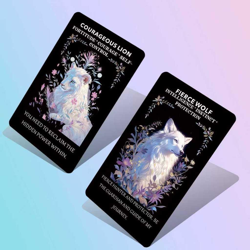 Spirit Animal Oracle Cards, Oracle Cards for Beginners, Animal Oracle Cards for Intuitive Guidance