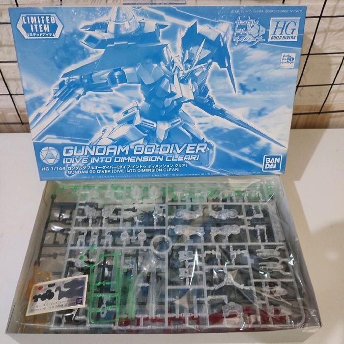 HOT SALE HG GUNDAM 00 DIVER CLEAR LIMITED EDITION DOLLS TERMURAH