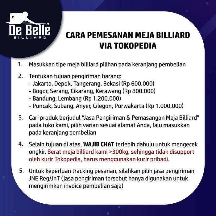 Jasa Pengiriman & Pemasangan Meja Billiard Jadetabek (Invoice)