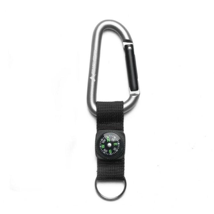 Ada Stok Gantungan Carabiner Eiger 8MM Pear D Car Wstrap Compas Key Chain - Original