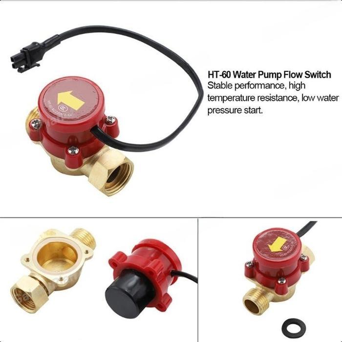Flow Switch 3/4 Inch - Automatic Water Pump Booster Pump/ 1/2" Automatic Water Booster Pump