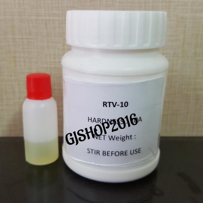 Silicone Rubber Rtv 10 Hardness Sangat Lunak 10A, 1Kg Terbaru