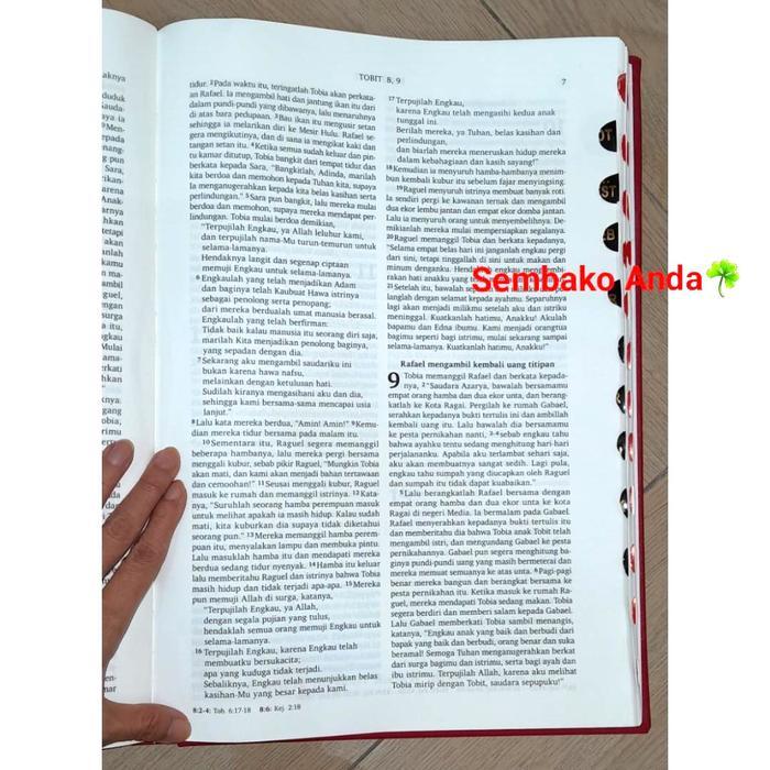 TERLARIS Alkitab Mimbar Katolik Deuterokanonika. Huruf EXTRA PALING BESAR. Terjemahan Baru Edisi 2