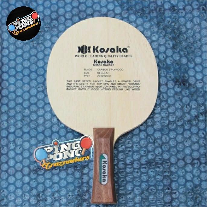 Bat/Bet Blade Kayu Tenis Meja Pingpong Kosaka Gergely Carbon Terlaris