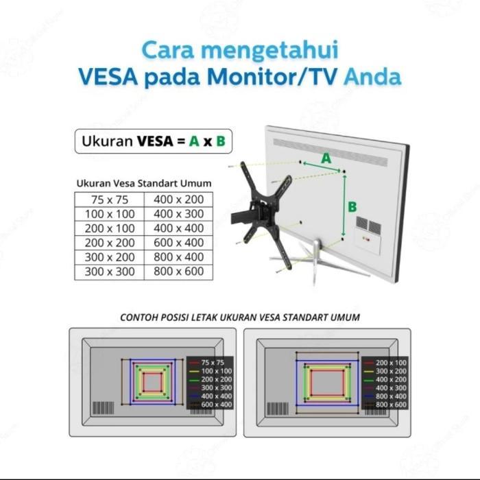 Promo Bracket Breket Braket Tv 32-60 Inch