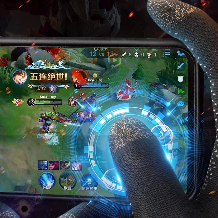 Memo Fs02 Sarung Tangan Untuk Game Hitam
