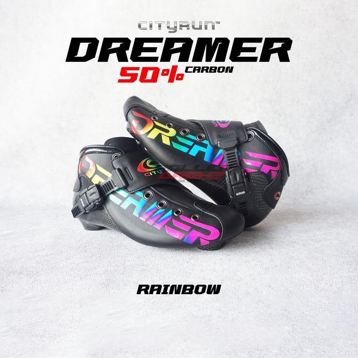 SEPATU RODA CITYRUN SKATE DREAMER (BOOTS ONLY) - 32(205)/165, Rainbow