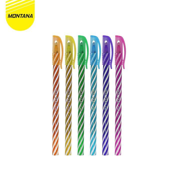 NEW MONTANA Pulpen Pena 0.7mm Ballpoint Pen Alat Tulis Milton 121 / Direct Fill