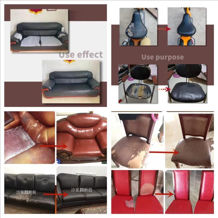 NEW Stiker Kulit Tambal Sofa Jok Motor Mobil Rusak Robek Tahan Gores Lem Strong Multifungsi