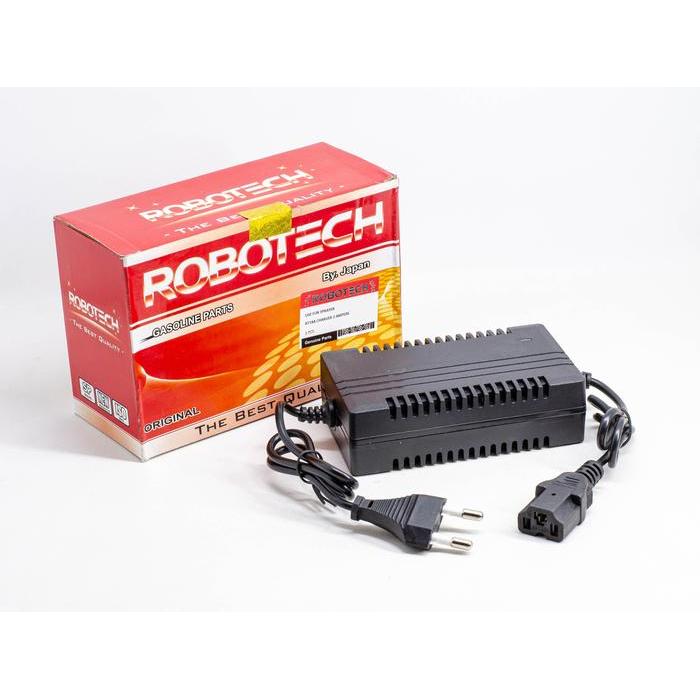 BATERAI CHARGE 2 A ROBOTECH UNTUK KNAPSACK SPRAYER ELEKTRIK PROMO TERMURAH