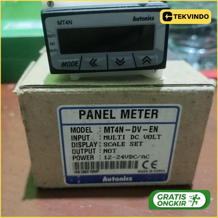 Panel meter autonics mt4n-dv-en