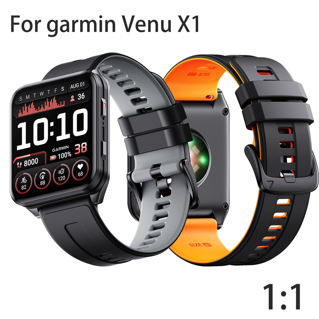 Watch Bracelet Strap for Garmin Venu X1 Smartwatch Sports Silicone Band for Garmin Venu X1 Wristband