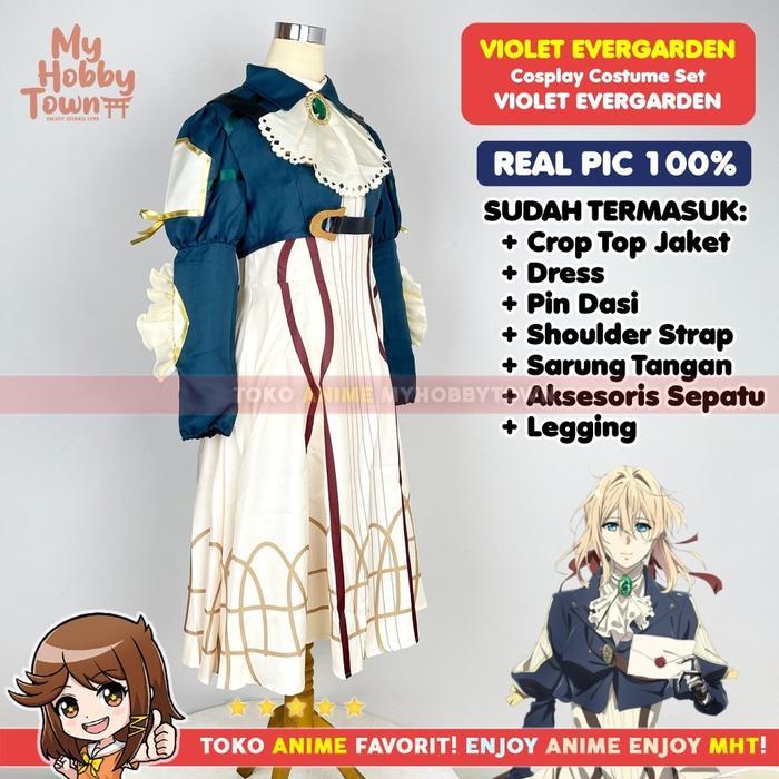 Kostum Cosplay Violet Evergarden Kter Anime