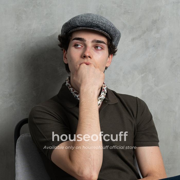 Houseofcuff painter baret Topi Painter Hat Baret Semi Wool Pria Wanita - Aksesoris Kepala Kasual bar