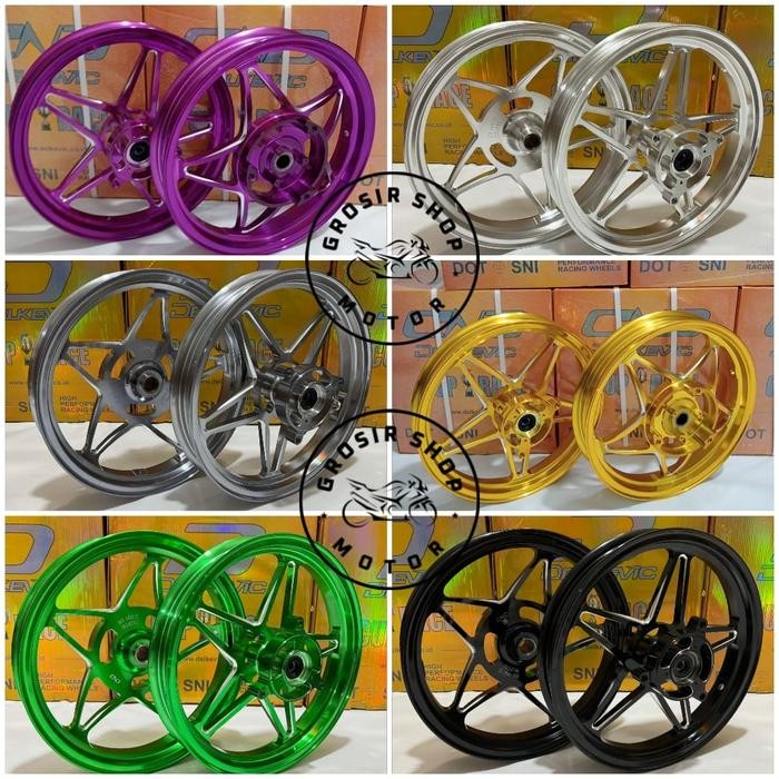 Velg Racing Delkevic X1 Nmax new & Nmax old / Pelek Delkevic Bintang Nmax new & Nmax old 185-14 /
