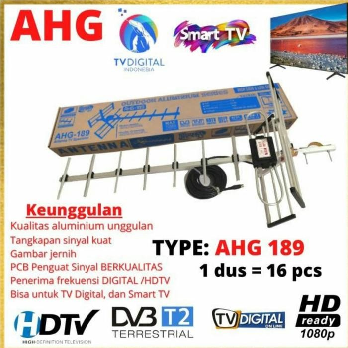 Antena TV luar + kabel AHG 189 Antena outdoor