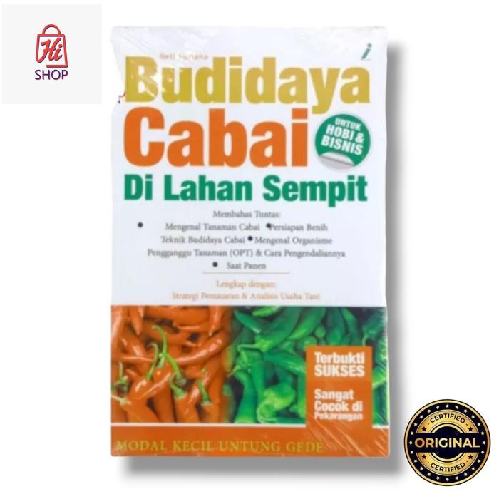 

Buku Original Budidaya Cabai Di Lahan Sempit / Hi.Shop