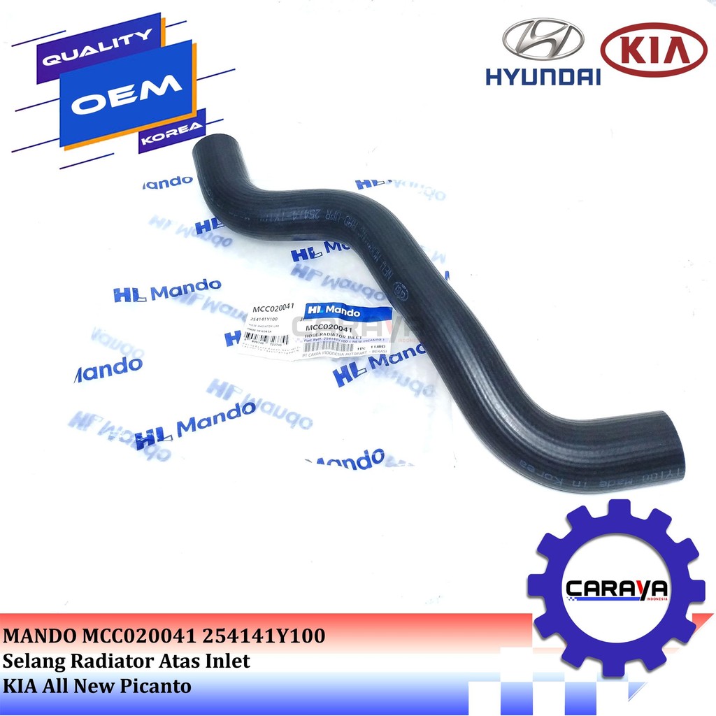 Selang Radiator Atas Inlet Kia All New Picanto Asli Ori Mando