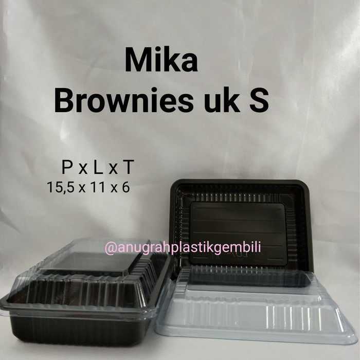 Mika Brownies uk S atau Mika Bento tanpa sekat