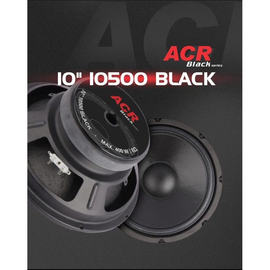 speaker 10inch ACR 10500 black woofer