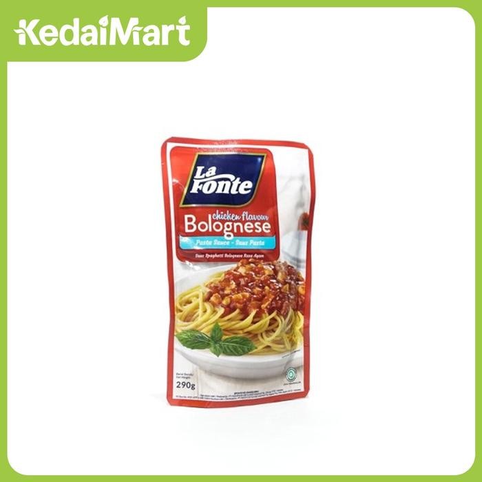 

Pilihan- La Fonte Saus Pasta Bolognese Chicken 290 Gram