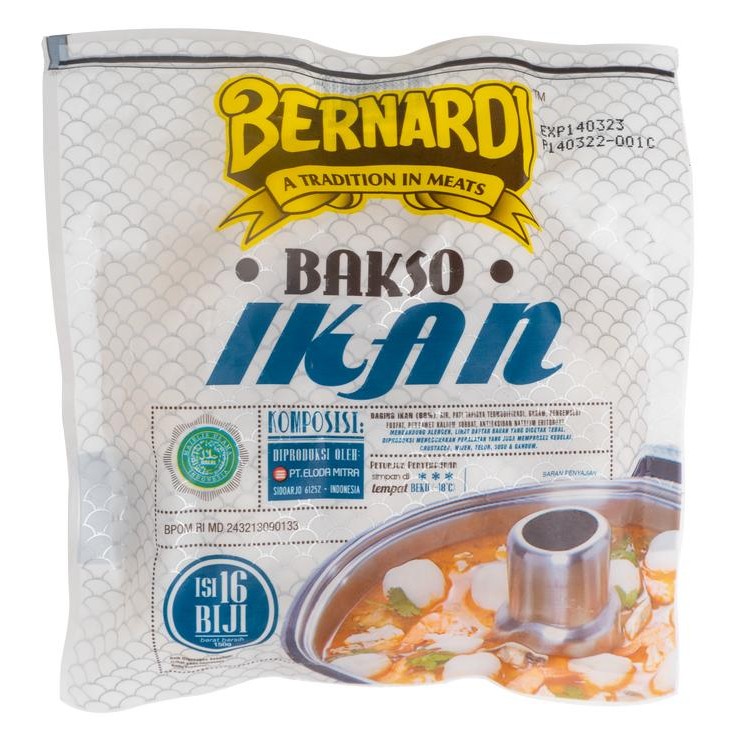 

Pilihan- Bernardi Bakso Ikan 16 Biji