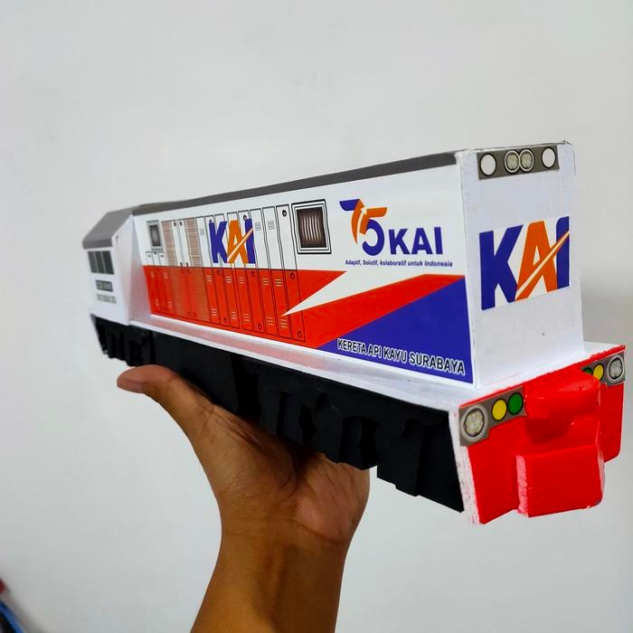 Miniatur Kereta Api Lokomotif Cc 201 Livery Baru Dan Logo Kai Baru Terbatas
