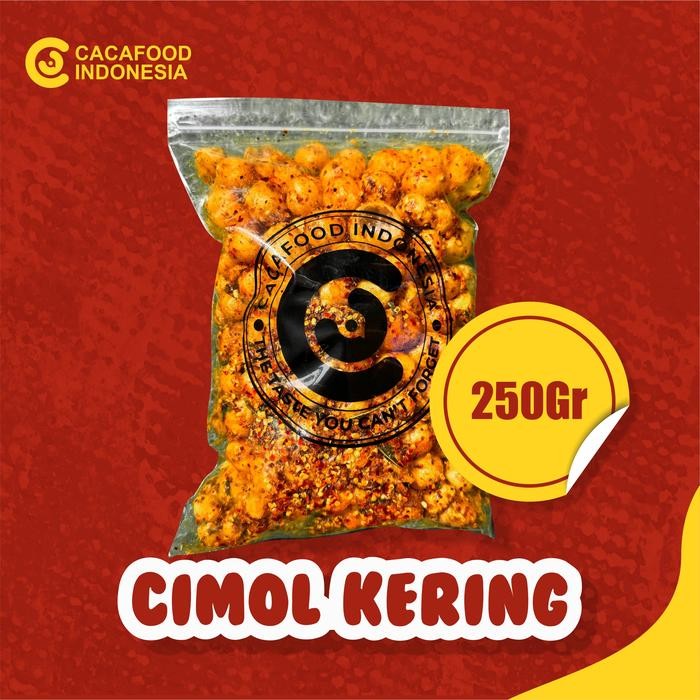

Pilihan- Cimol Kering Chili Oil Rempah Cacafood 250Gr Snack Camilan Pedas Makanan Chili Food