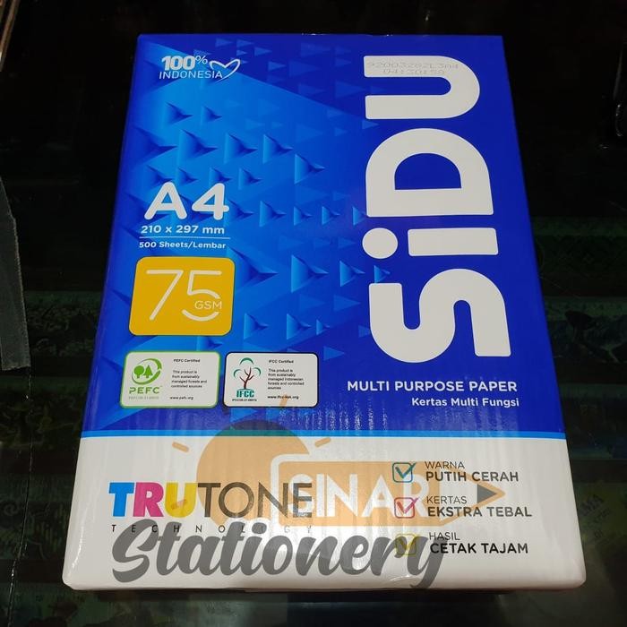 

Pilihan- Kertas Hvs A4 75Gr Merk Sidu