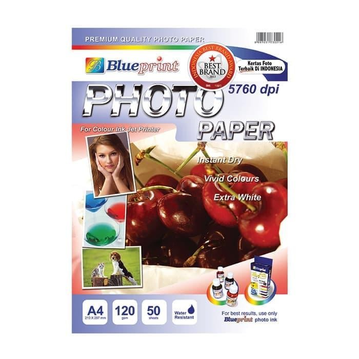 

Pilihan- Kertas Foto Blue Print Glossy Photo Paper A4-120Gr Berkualitas