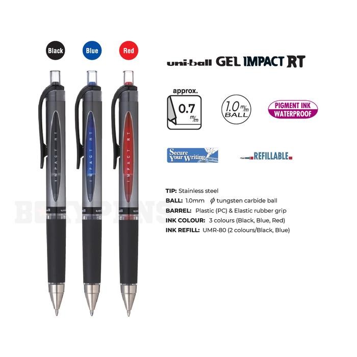 

Uni-Ball Gel Impact RT Rollerball Pen UMN-152-10S