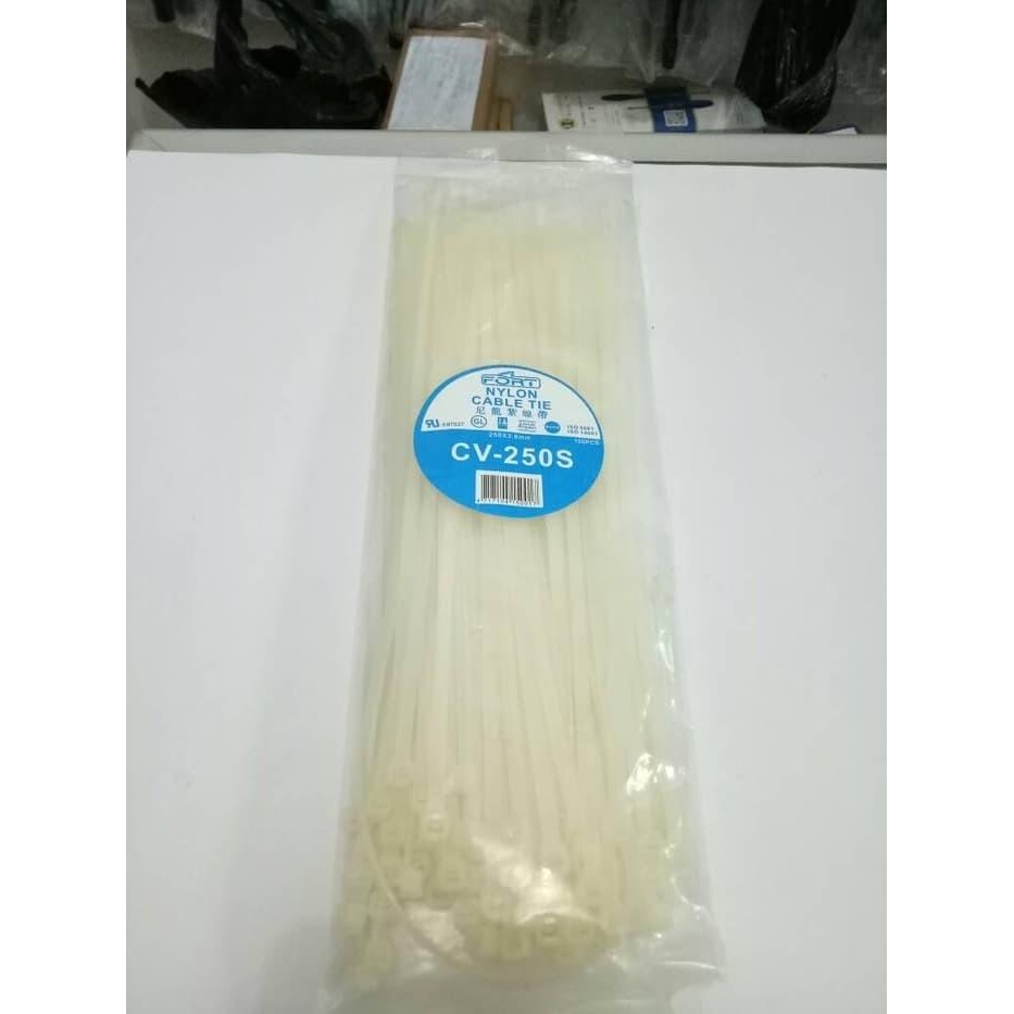 

Kabel Ties Fort CV-250 250mm Cable Tie panjang 25cm 3.6mm 4.8mm